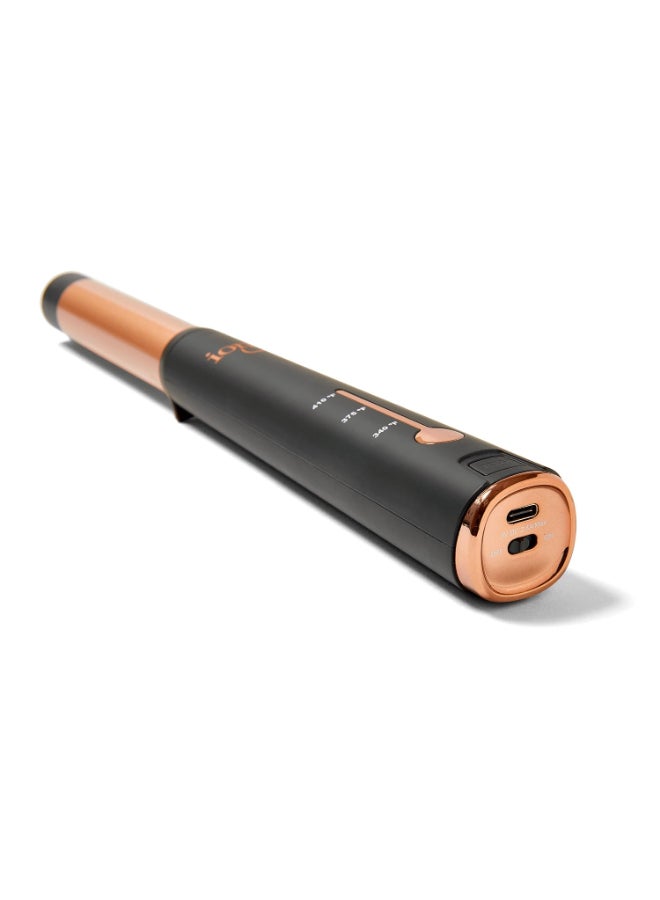 Ion Luxe Dual Voltage Cordless 1 Ceramic Curling Wand Travel Friendly Auto Shut Off Nano Silver and Tourmaline Technology - Image 4