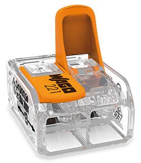 Wago 221-612 Lever-Nuts 10AWG 2 Conductor Compact Wire Connectors 10 PK - Image 2