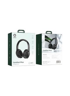 GREEN LION Comfort Plus Headphone Wireless Version 5.3 4mm Speaker 7 Hours Playtime Thin & Light Comfortable to Wear with Control Buttons - Black  - Image 5