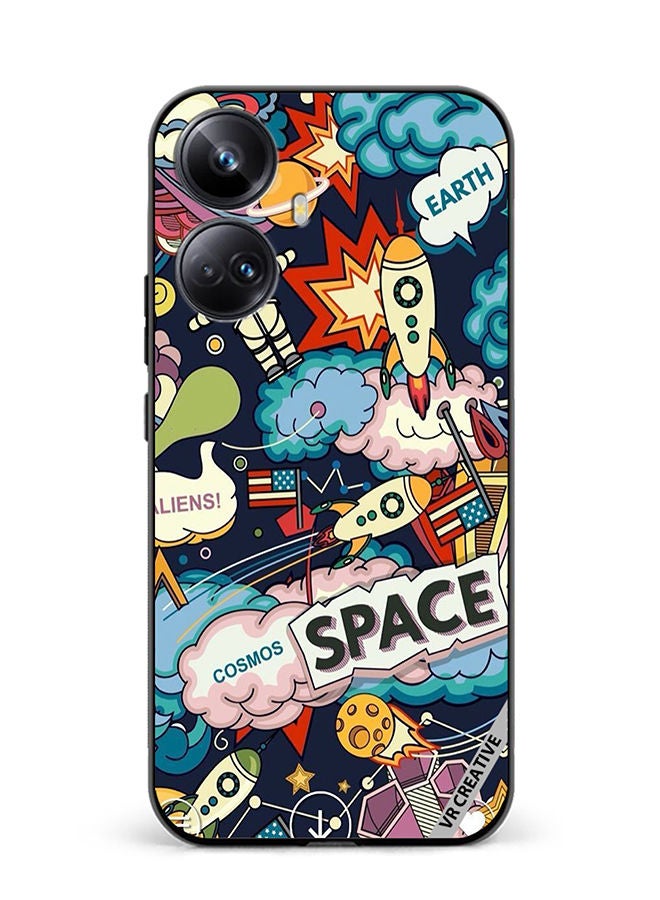 VR CREATIVE Protective Case Cover For Realme 10 Pro Plus Multicolur Design Multicolour - Image 1