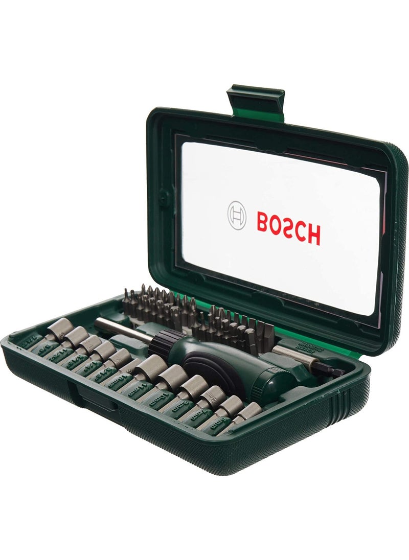 BOSCH 46 Piece Screwdriver Screwdriver Socket Bit Accessory Set - 2607019504  - Image 2