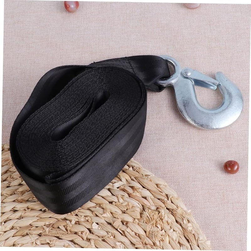Boat Trailer Winch Strap with Hook Durable Tough Rope for Secure Towing Easy Installation - Image 5