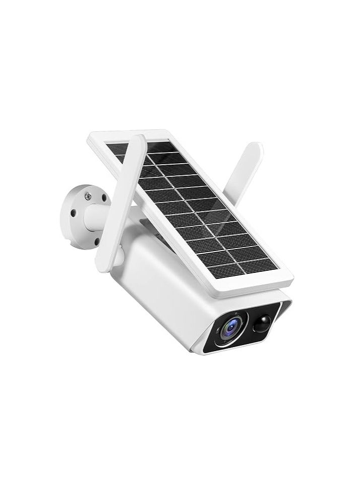 Solar-Powered Outdoor Security Camera – 1080P, Rechargeable Battery, 2MP Wireless Wi-Fi, PIR Motion Detection, Night Vision, Two-Way Audio, IP66 Waterproof - Image 1