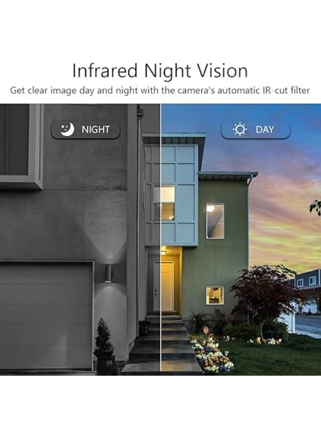 Solar-Powered Outdoor Security Camera – 1080P, Rechargeable Battery, 2MP Wireless Wi-Fi, PIR Motion Detection, Night Vision, Two-Way Audio, IP66 Waterproof - Image 4