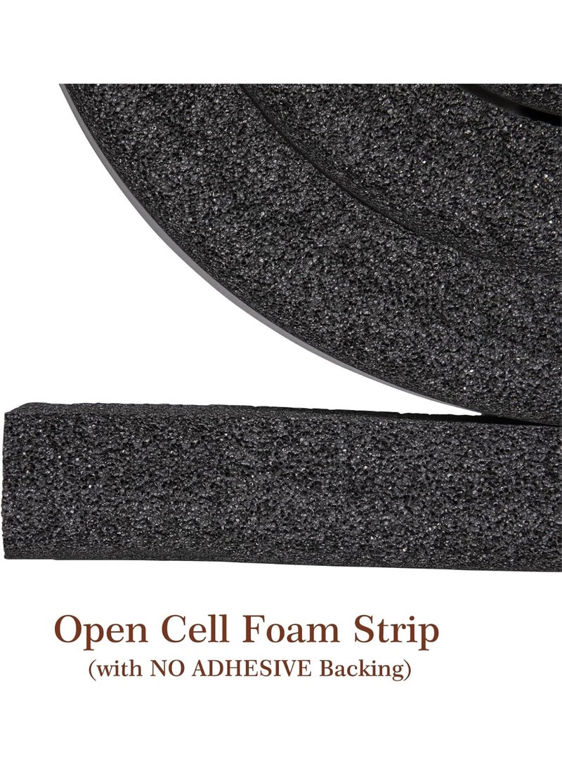 Window Air Conditioner Foam Insulation Strip 2 Pcs 1 X 1 Inch, No Glue Thick Foam Weather Seal Strip with High Resilience, Total 13 Feet Long - Image 5