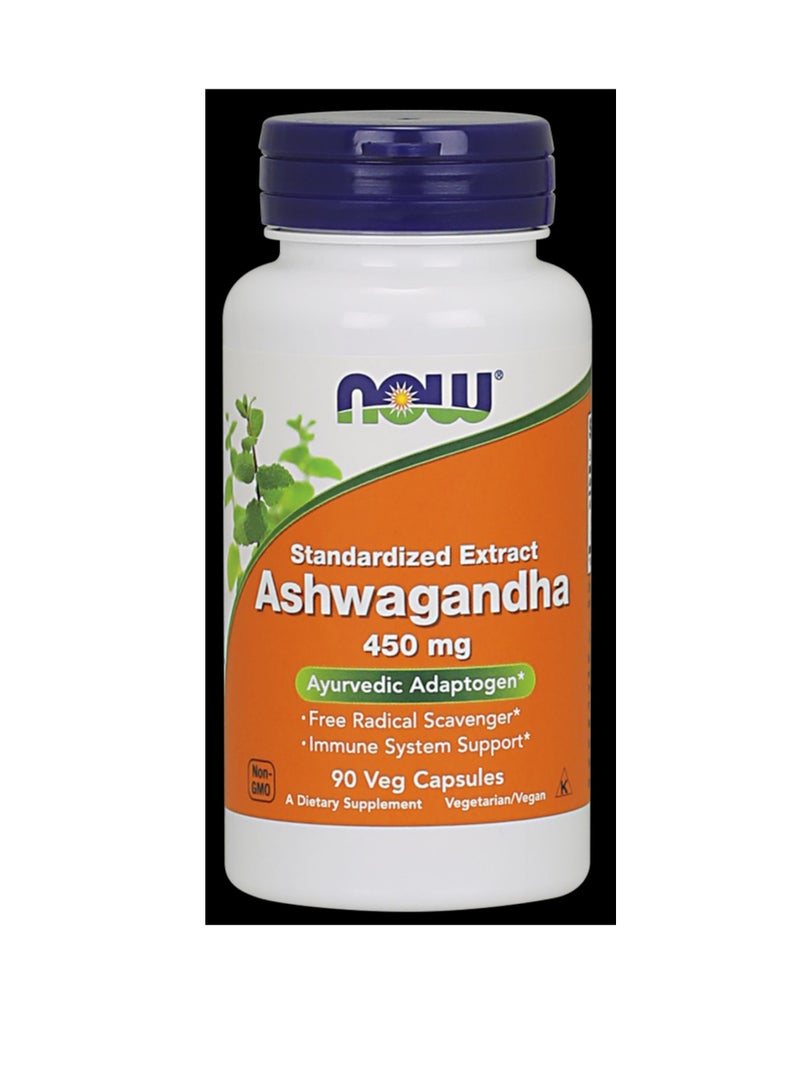 ناو الآن ASHWAGANDHA 450MG CAPS 90S