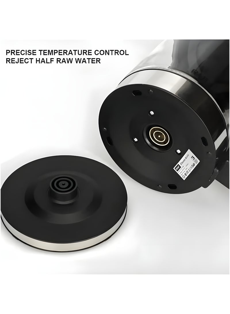 دينكس طقم إبريق شاي كهربائي 2 في 1 من DENX DX2015 – 1500 واط، غلاية 1.8 لتر + إبريق زجاجي 1 لتر، إيقاف تلقائي، وظيفة الحفاظ على السخونة - Image 4