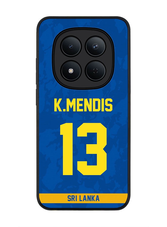 For Xiaomi Redmi Note 15 Pro 5G Case,Slim fit Camera Protection, Shockproof Thin Phone cover  - Sri lanka Kusal Mendis, Jersey No 13
