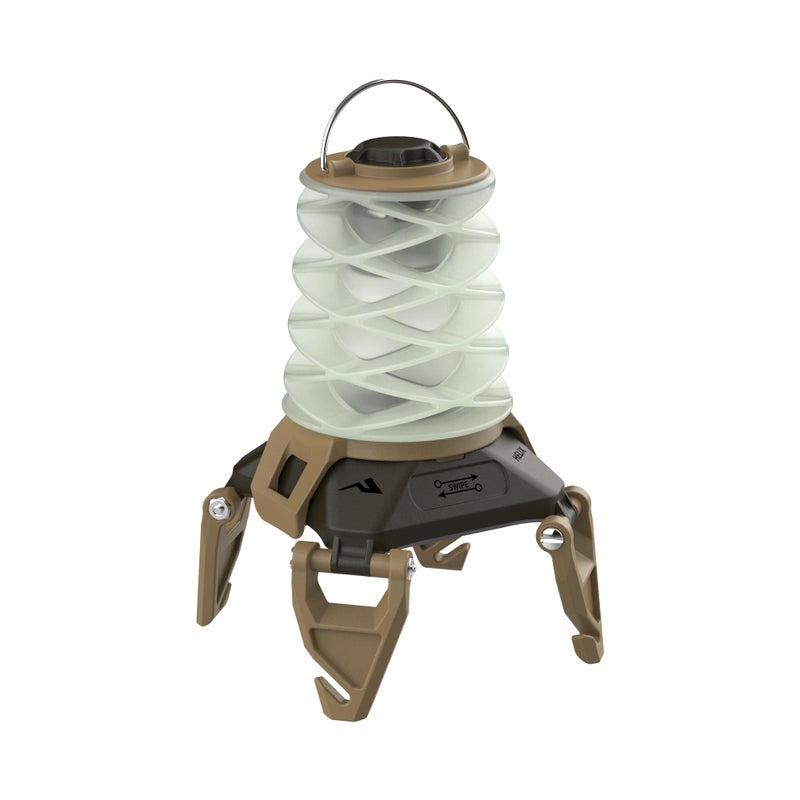 Princeton Tec Princeton Tex Helix Backcountry Collapible Lantern with Dimmable 300 Lumen White/Red LED, Essential for Camping, Hunting, Mountaineering, and Safety Preparedness, Battery Operated, Multicam - Image 1