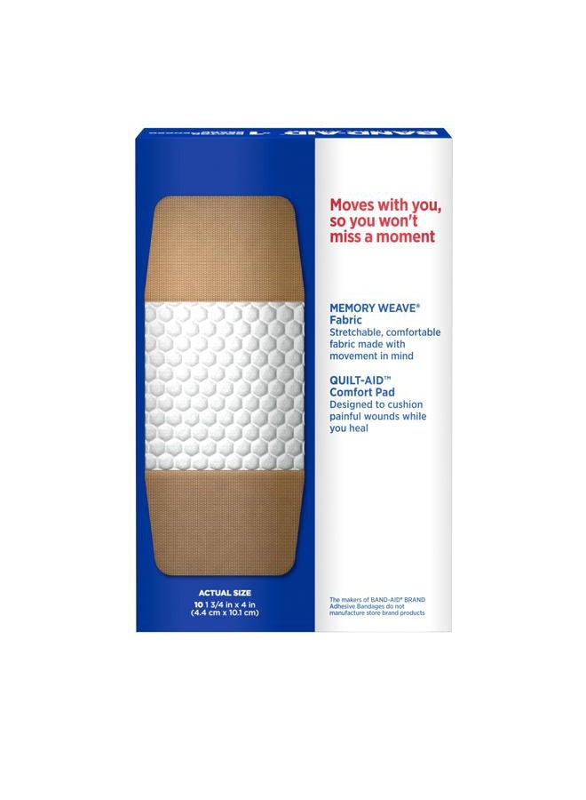 Band-Aid Johnson & Johnson Band-Aid Adhesive Bandages, Flexible Fabric, Extra Large, 10 ct - Image 5