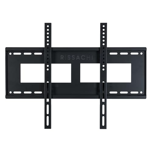 RISSACHI® LED Stand for 40-85 Inch TV, Monitor | Universal Fixed Heavy Duty Wall Mount for Flat Panel TV | Space-Saving & Adjustable Wall Bracket for Home & Office - Image 1