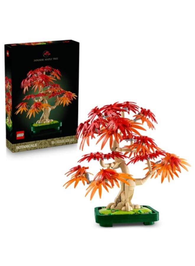 LEGO Botanicals Japanese Red Maple Bonsai Tree Building Set - Image 1