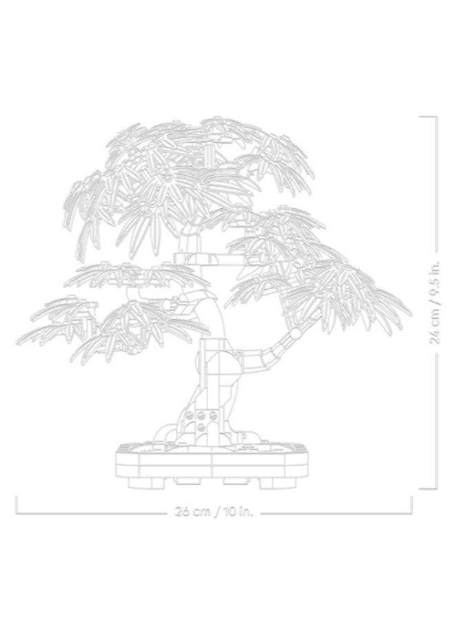 LEGO Botanicals Japanese Red Maple Bonsai Tree Building Set - Image 5