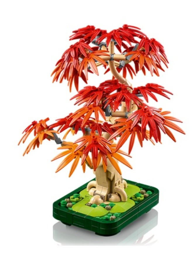 LEGO Botanicals Japanese Red Maple Bonsai Tree Building Set - Image 3