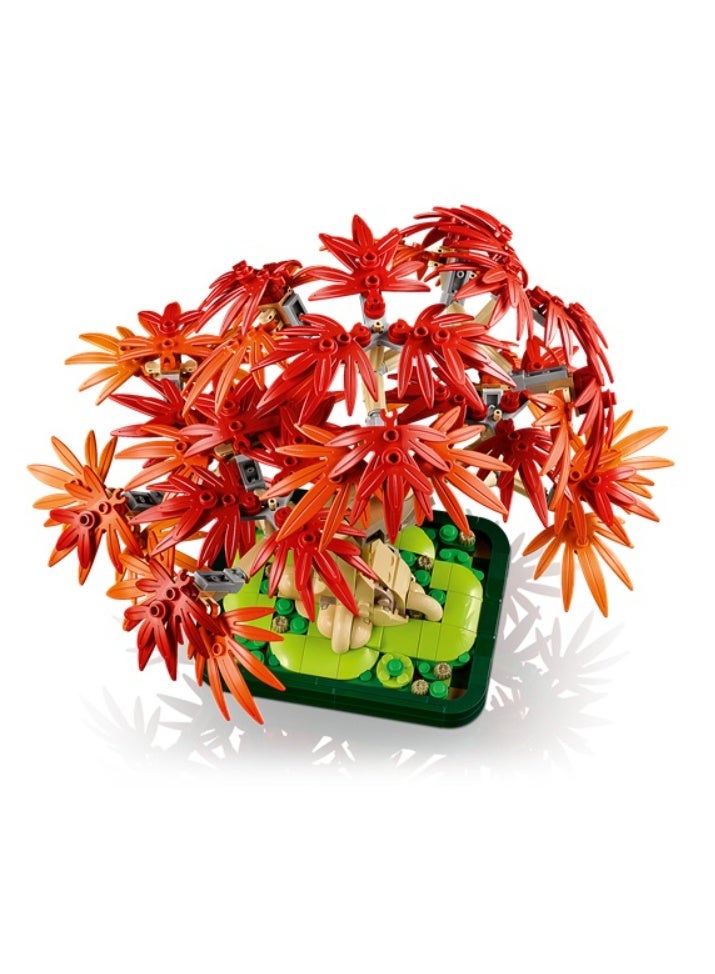 LEGO Botanicals Japanese Red Maple Bonsai Tree Building Set - Image 4