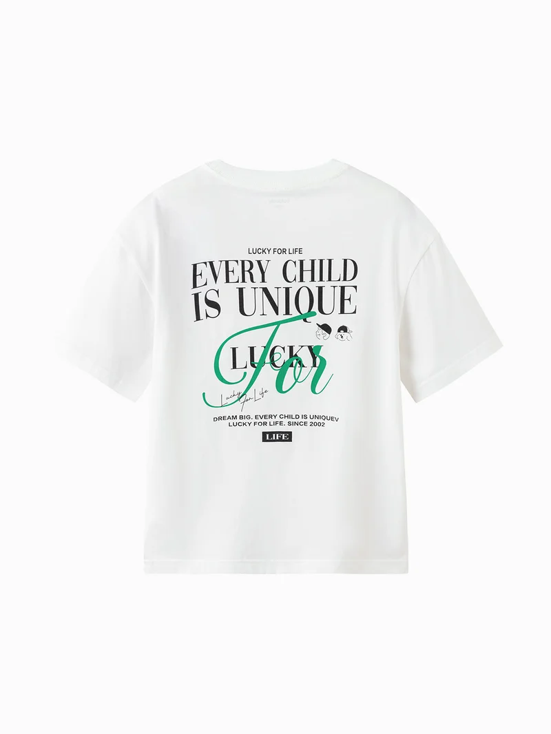 بالابالا Kids Boys Round neck short-sleeved T-shirt