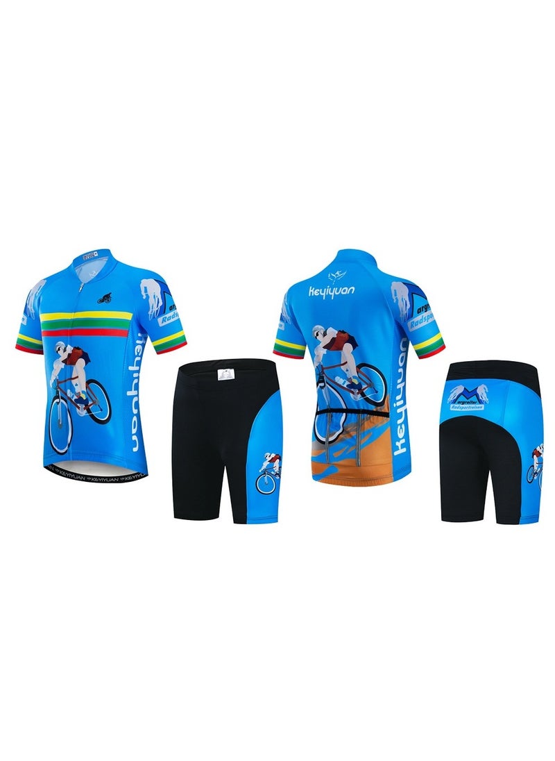 KUYING GR New Summer Outdoor Sunscreen Moisture Absorption Quick Drying Bicycle Women's Cycling Clothing Set  - Image 1