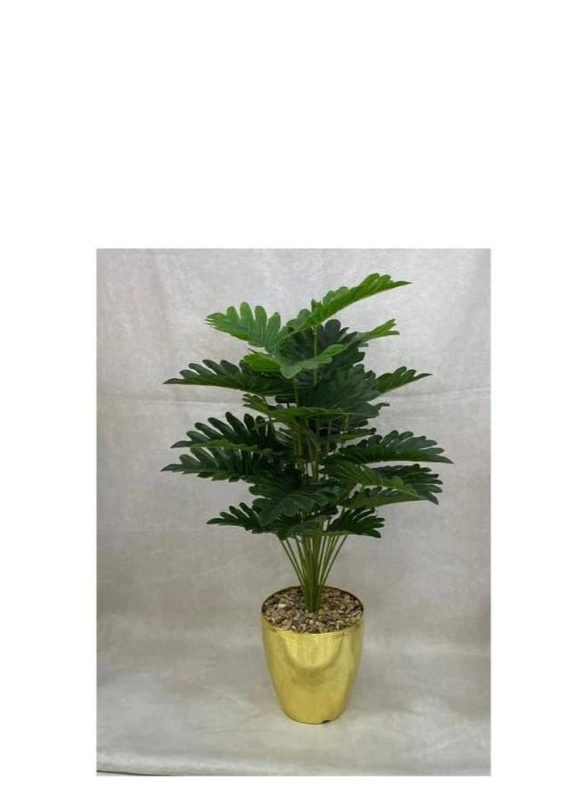 AL KHALDIYA Artificial tree planted in a green pot 