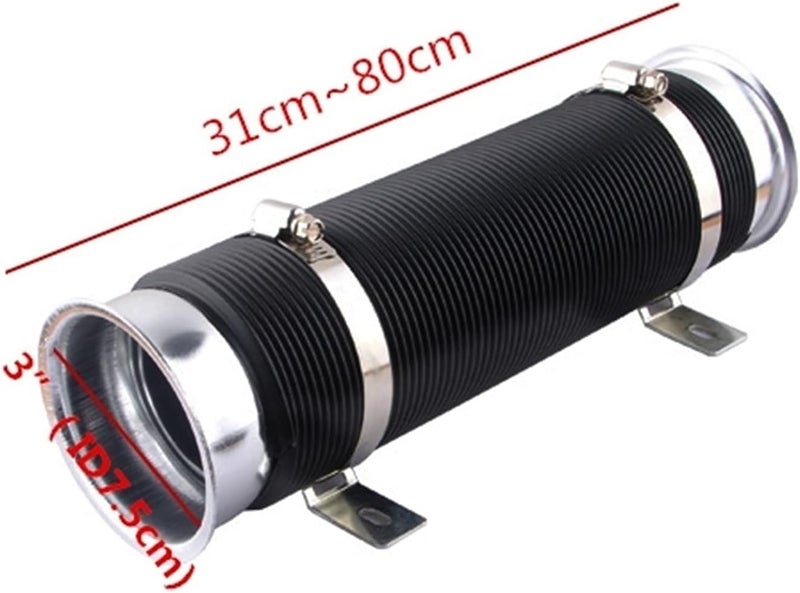 Vuzmode High Performance 76mm Air Filter Pipe - Image 2