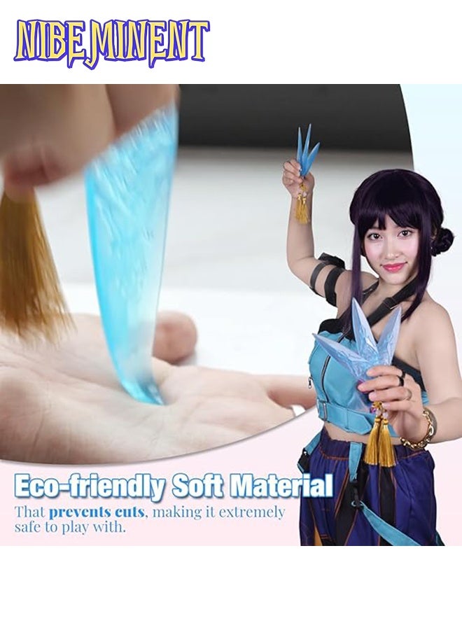NIBEMINENT 5 Inches Soft Plastic Translucent Safe for Zoey Cosplay and Halloween Party（3pcs） - Image 5