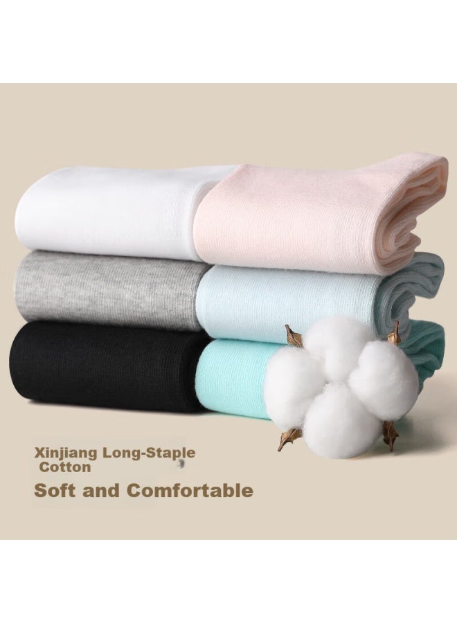 Aun Women's Casual Antibacterial Deodorant Socks Spring Summer Warm Mid-calf Antibacterial Odor-resistant Fashion Versatile Socks - Image 2