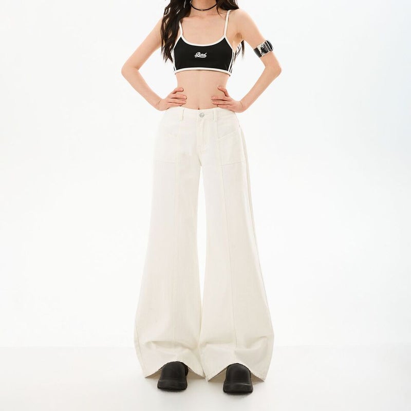 Unisex Classic Denim Jeans Loose Fit Daily Outdoor Wear - Image 1