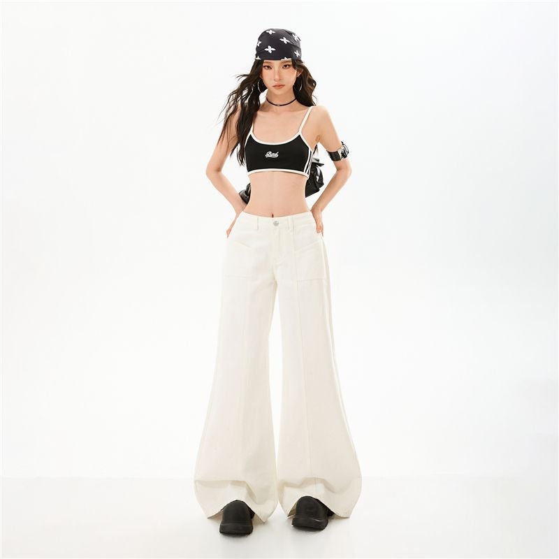 Unisex Classic Denim Jeans Loose Fit Daily Outdoor Wear - Image 3