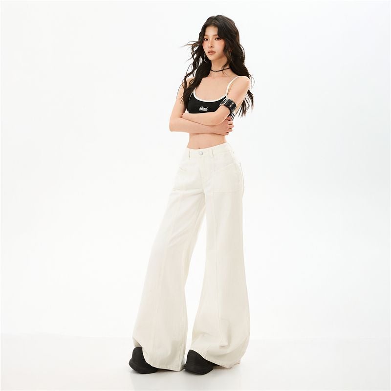 Unisex Classic Denim Jeans Loose Fit Daily Outdoor Wear - Image 5