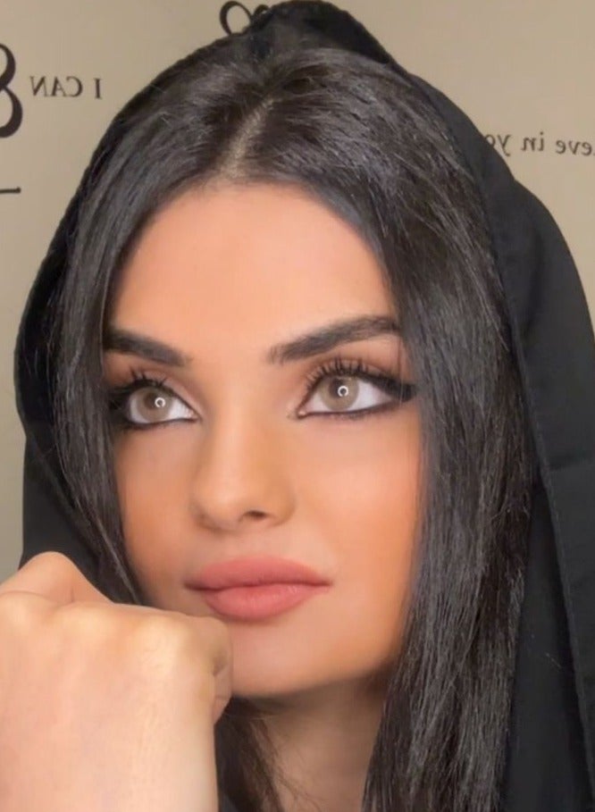 يونيبلينغ عدسات لاصقة ملونة سنوية هيدروكور أوكر البني - Image 1