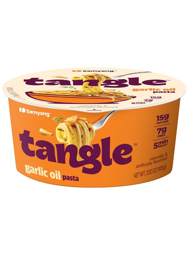 TANGLE Samyang Tangle Garlic Oil Noodles Plate 100g - Image 1