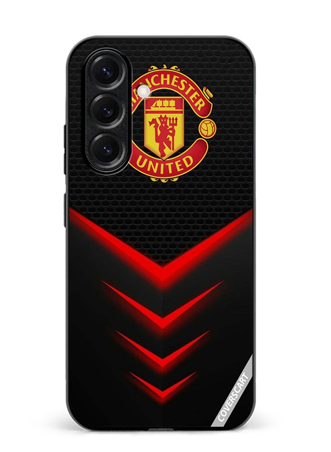 VR CREATIVE Protective Case Cover For Samsung Galaxy S25 Plus Man United Design Multicolour