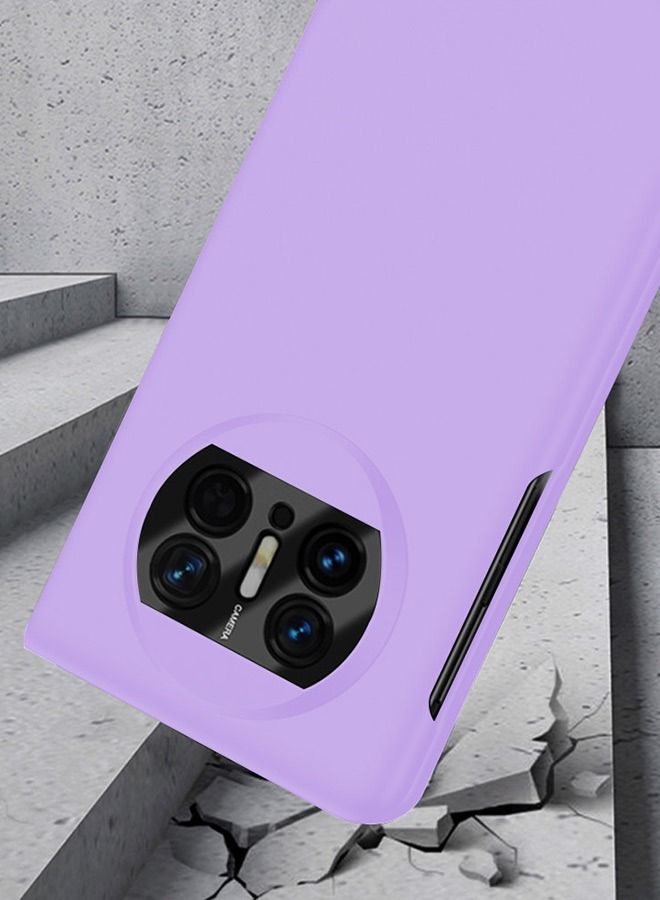 CATANES Huawei Mate X3 Polycarbonat Case With Tempered Glass Shockproof Cover Purple - Image 3