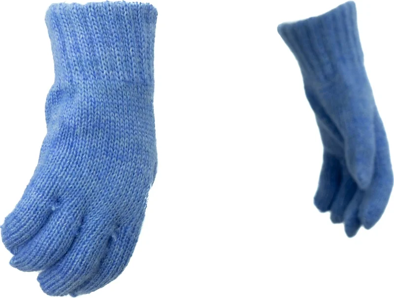 اوبلاند Boys Winter Thick Pompom Beanie Scarf Gloves Full Set Cotton Warm Flexible Windproof Comfortable Lightweight