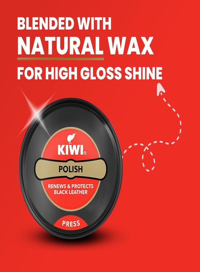 Kiwi Wax Shoe Polish | Renews and Protects Leather | For Black Leather (40 gm) - Image 2