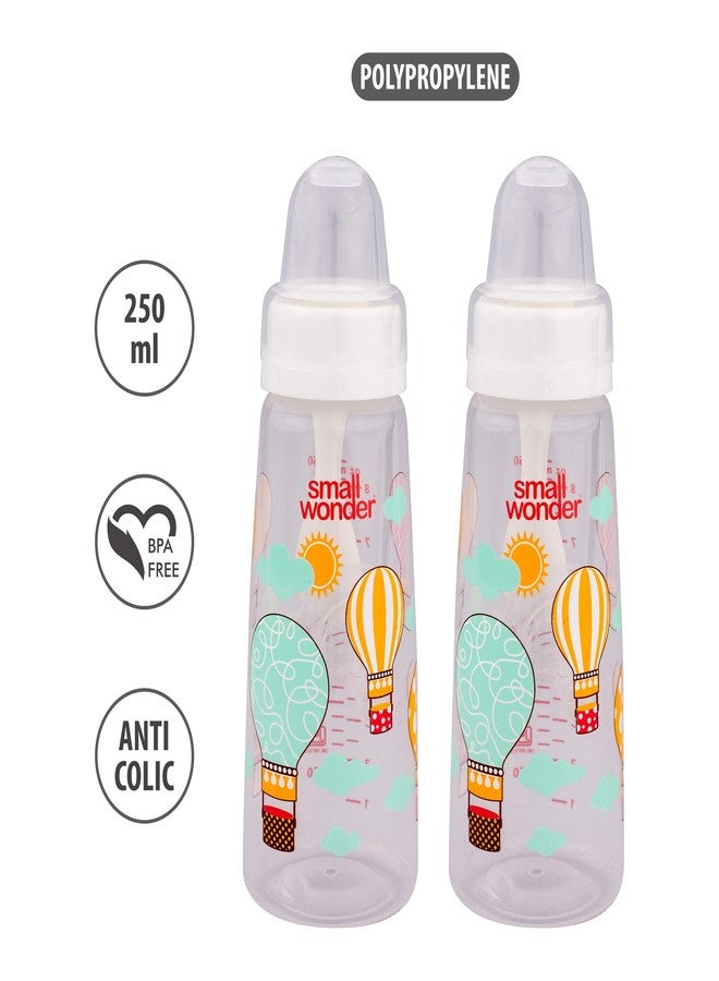 Small Wonder Natural Baby Feeding Bottle (Pack of 2), 250 ML, White - Image 2
