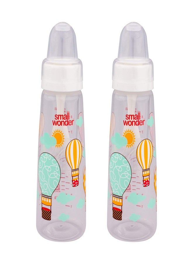 Small Wonder Natural Baby Feeding Bottle (Pack of 2), 250 ML, White - Image 1