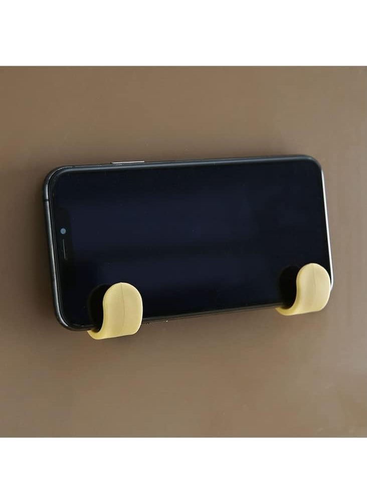 Bhuma Bhuma Wall Hanging Strong Hooks Adhesive Hooks for Wall Heavy Duty self Adhesive Hook Wall hangings Kitchen Accessories Items Clothes Hanging Hangers Strong Hanger Multicolor3pcs  - Image 4