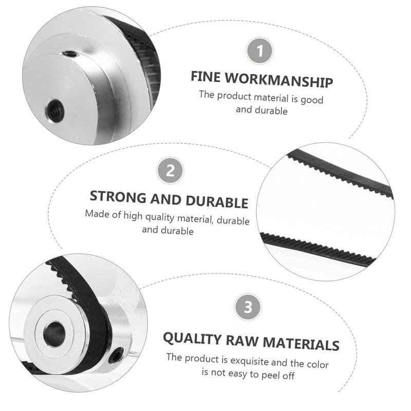 Aluminum Timing Pulley 20t/ Synchronous Gear for 3D Printer Reduction Gear Set - Image 3
