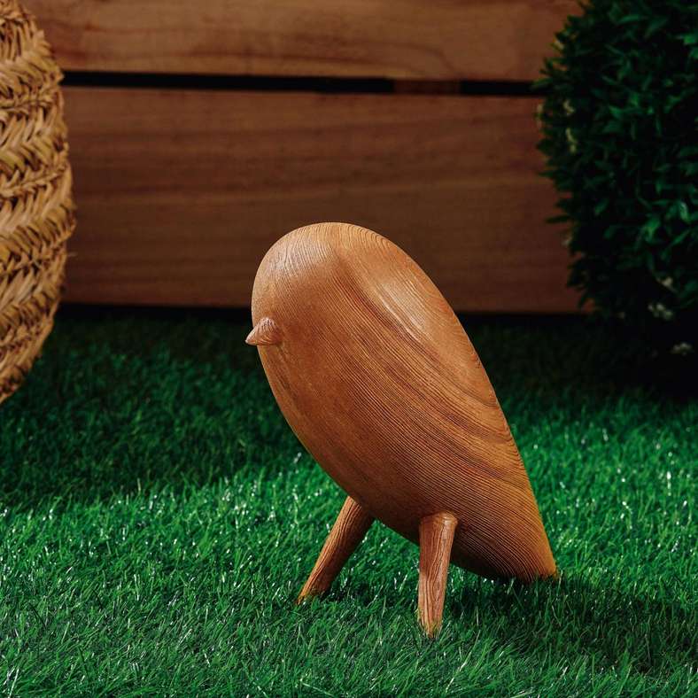 Pan Home ديكور حديقة طائر خشبي للجميع