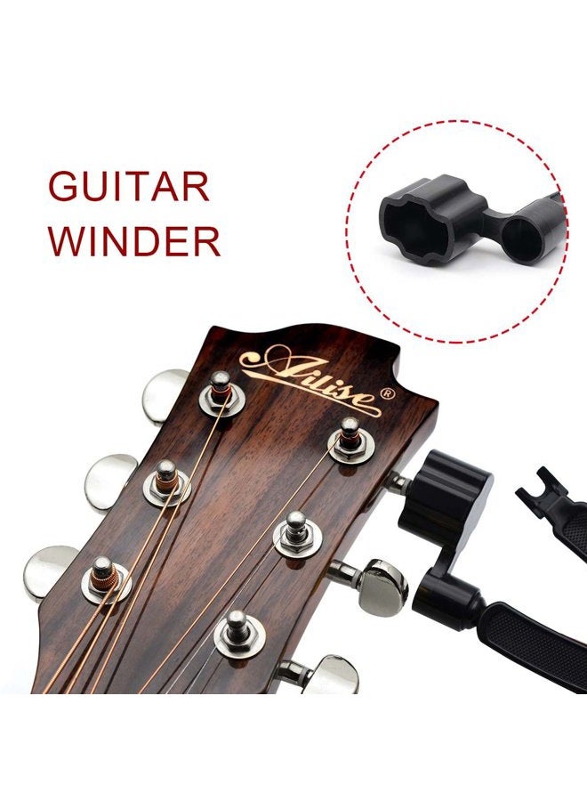 SAPHUE Black 3 in 1 Multifunction Guitar String Winder String Cutter Pin Puller,MusicOne ¡­ - Image 2