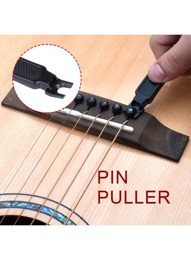 SAPHUE Black 3 in 1 Multifunction Guitar String Winder String Cutter Pin Puller,MusicOne ¡­ - Image 4