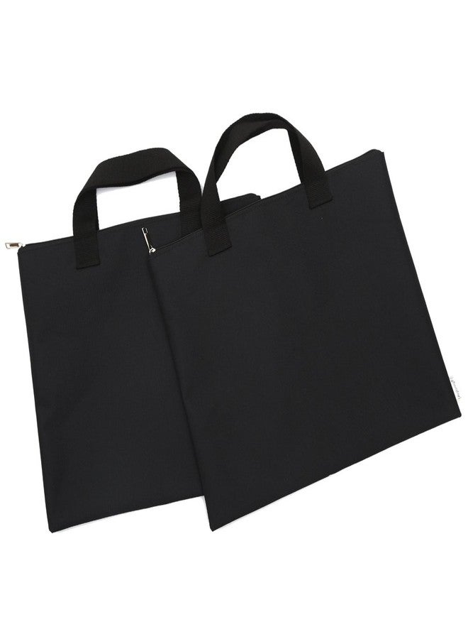 Augbunny 600D Portfolio Waterproof with Handle and Zipper for Student and Artist 2-Pack - Image 2