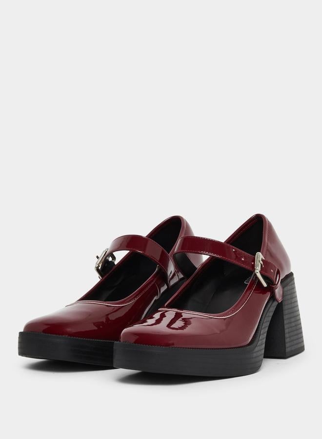 Raid Favia Buckled Platform Mary Jane Shoes - Image 2