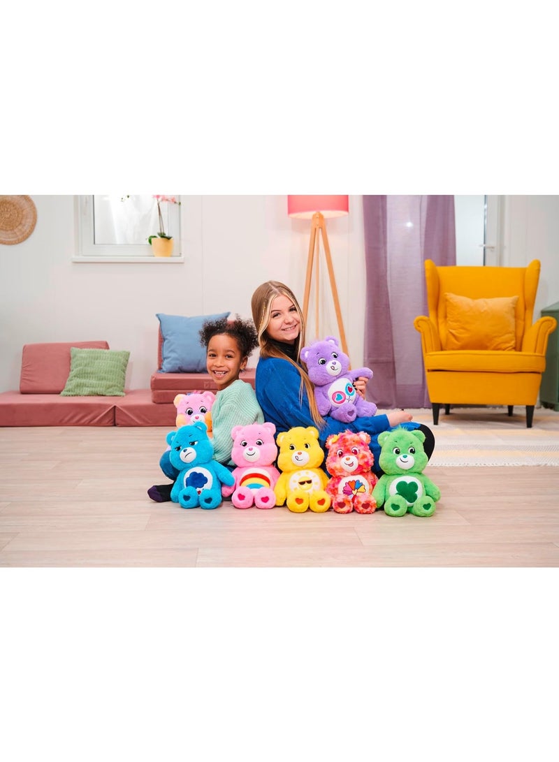 Care Bears Share Bear - Plush Toy Bear 23 cm Blue Plush | Collectable Cute Plush Toy, Cuddly Toys for Children, Soft Toys for Girls and Boys, Cute Teddies, from 0 Months - Image 2