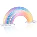 NiHome 3Tier Iridescent Acrylic Rainbow Earring Organizer Lightweight Durable Design 140 Holes for 70 Pairs Unique Front Row for Special Earrings 118 W x 625 H - Image 2