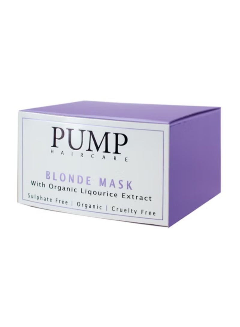 Pump Blonde Hair Mask With Organic Liquorice Extract 250ml - Image 1