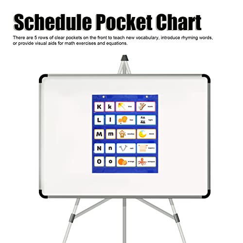 Keenso Pocket Chart,Mini Double Sided Pocket Charts for Teachers - Image 2
