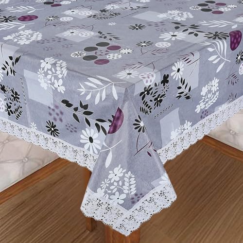 Homerz Premium Center Table Cover Waterproof and Dustproof (Smooth Grey, 40x60 inch- Center Table) - Image 2
