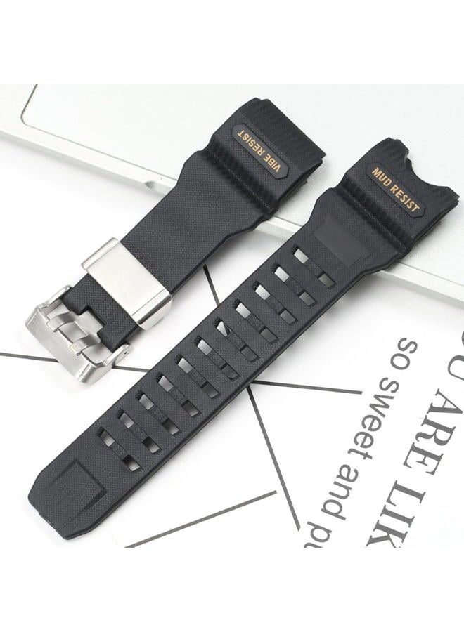 MCXGL Quality Rubber Strap Replacement for gshock GWG-1000GB GWG-1000 Men's Black Watch Band - Image 4