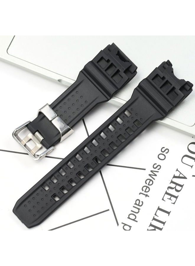 MCXGL Quality Rubber Strap Replacement for gshock GWG-1000GB GWG-1000 Men's Black Watch Band - Image 5